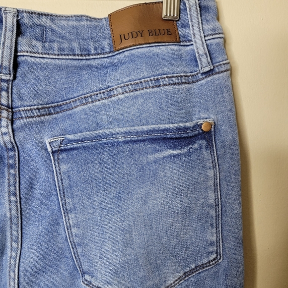 Judy Blue Jeans High Rise Tummy Control Straight Leg Size 16W - Picture 8 of 12